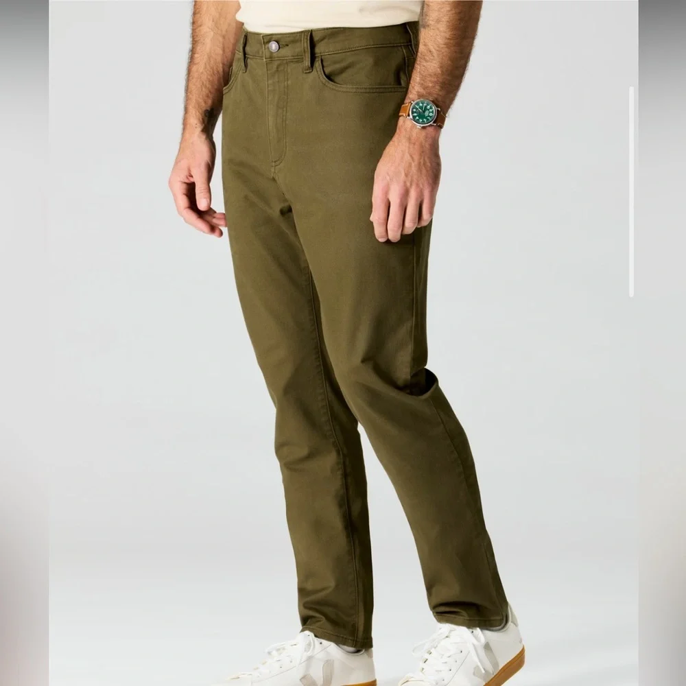 Huckberry Flint and Tinder Slim 365 Pant Green | Men’s Size 32x32 - Picture 2 of 11